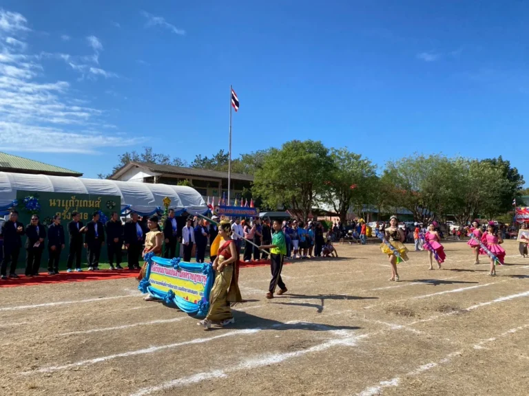 กิจกรรมการแข่งขันกีฬา กรีฑา ระดับศูนย์อำนวยการเครือข่าย ศูนย์อำนวยการเครือข่าย นาแก้วบ้านแป้น ประจำปี 2568 “นาแก้วเกมส์”