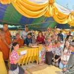 กิจกรรมบุญผะเหวด ของชุมชนบ้านแป้น ณ วัดสุทธานิวาสบ้านแป้น